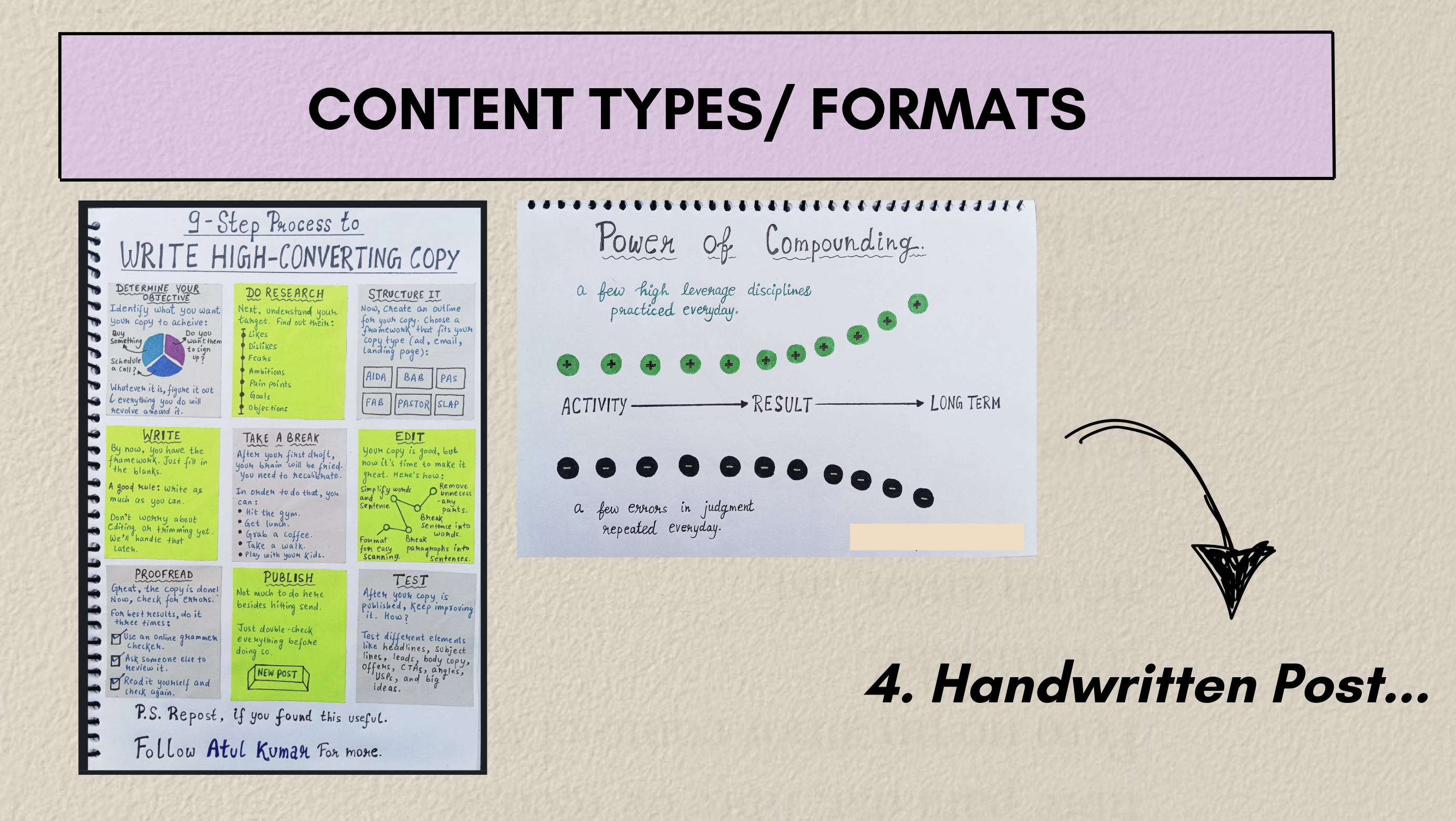 Handwritten Posts