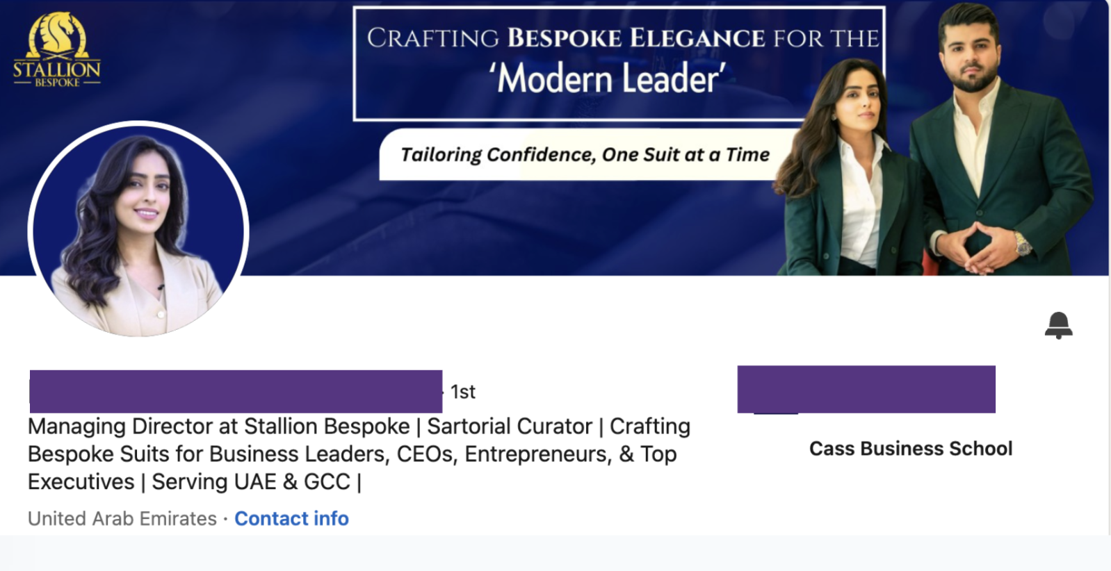 Bespoke Tailoring — after